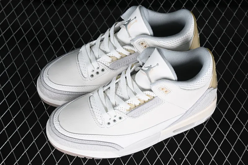 All categories Air Jordan Jordan series basketball shoes Air Jordan 3 Air Jordan 3 "Craft Ivory" AJ3 Joe 3 Ivory White Full First Layer FJ9479-100